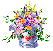 bucket of flowers